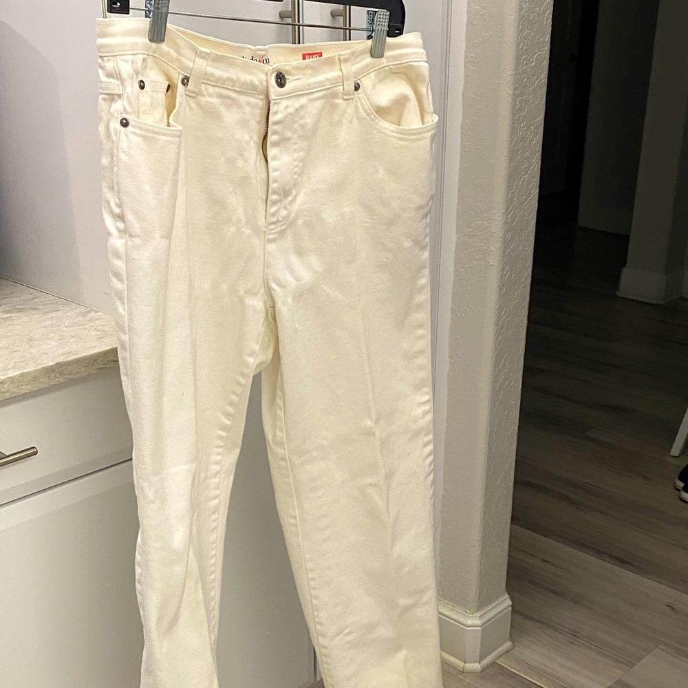 Style & Co. Off-White Denim Pants